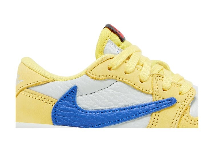 Кроссовки Air Jordan Travis Scott x Air Jordan 1 Retro Low OG SP TD, желтый — фото 2