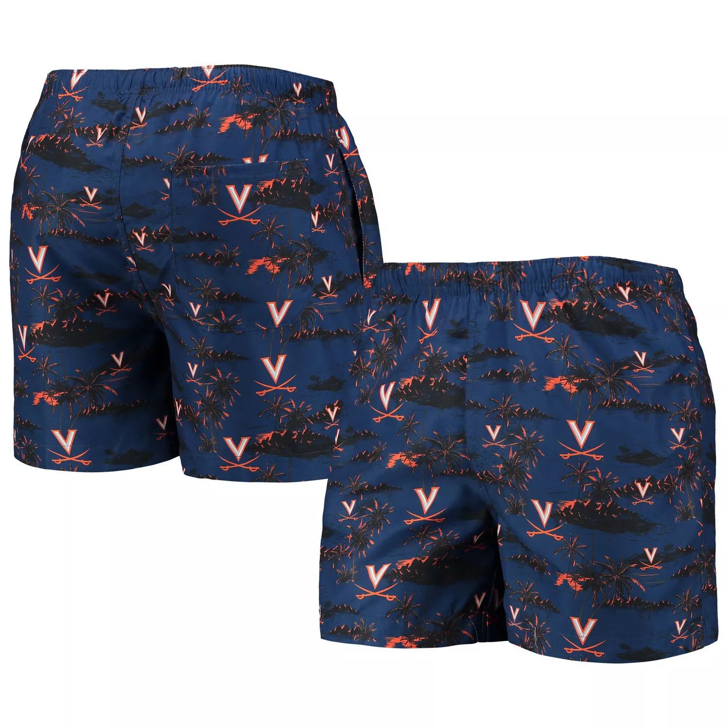 

Мужские плавки FOCO Navy Virginia Cavaliers Island Palm