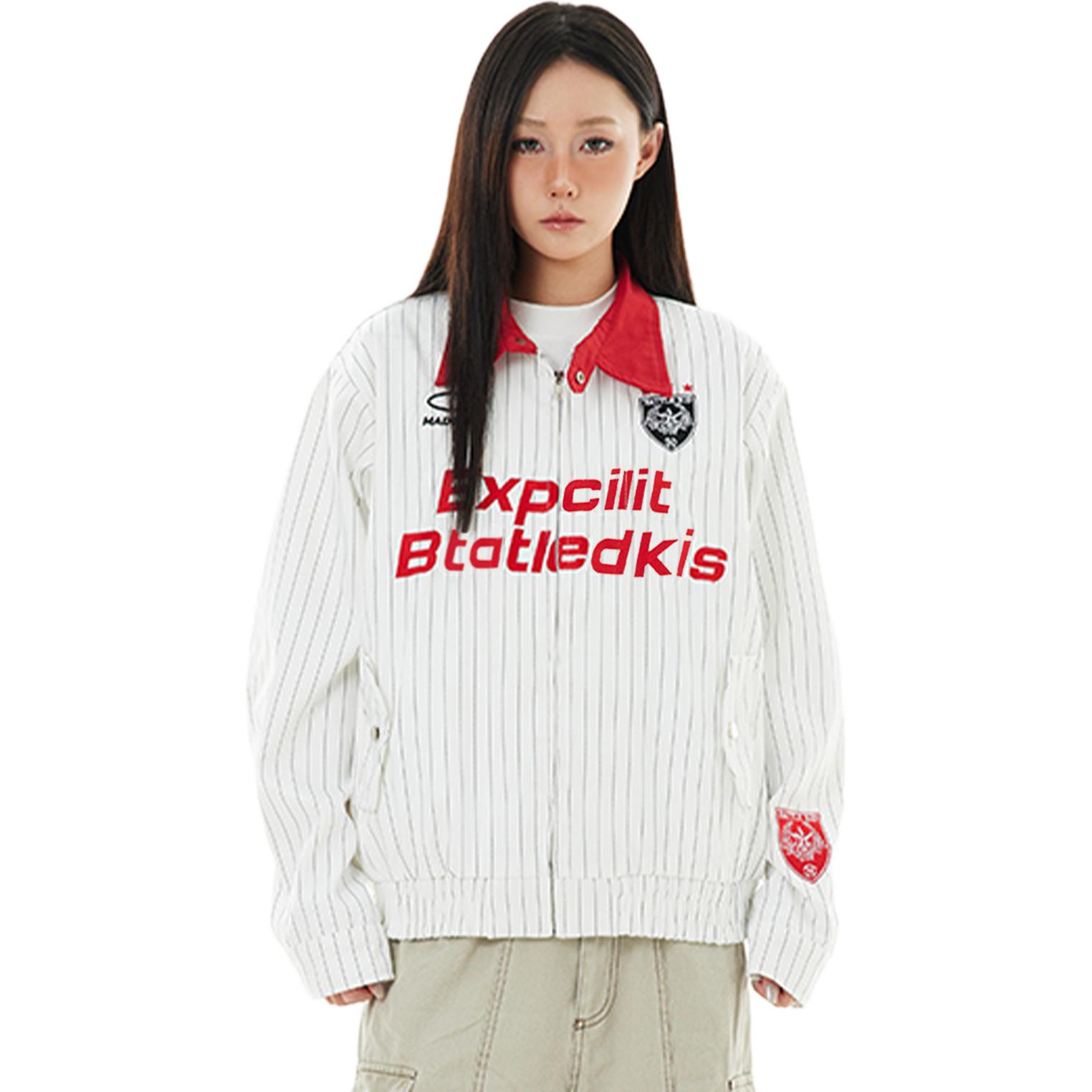 

Куртка Unisex Lapel Moderate NEVER RULE, белый