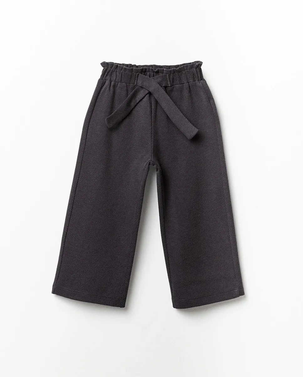 

Однотонные структурированные брюки Sfera, темно-серый