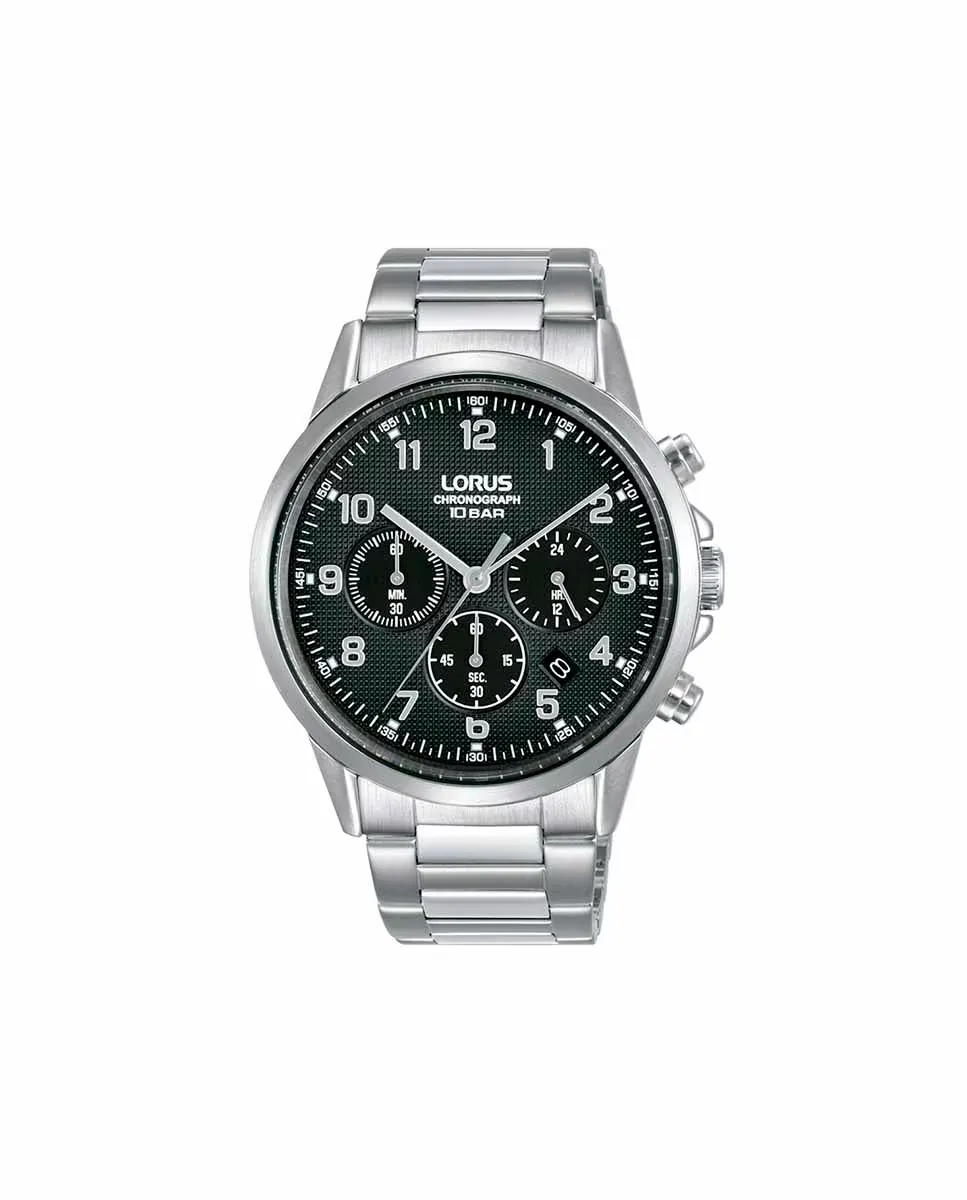 

Мужские часы Sport man RT313KX9 со стальным и серебряным ремешком Lorus, серебрянный