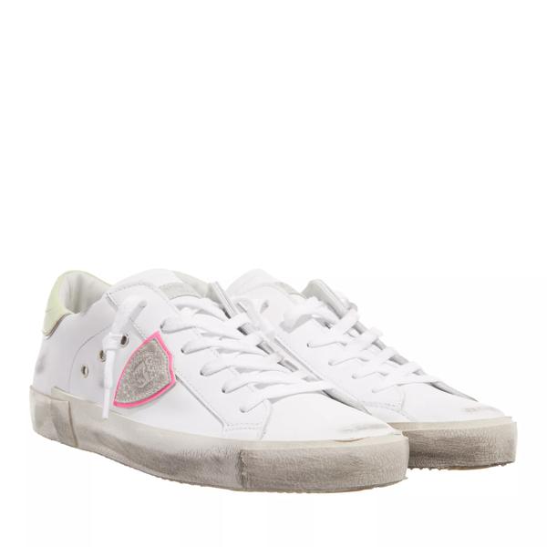 

Кроссовки prsx low woman veau croco pop blanc Philippe Model, белый