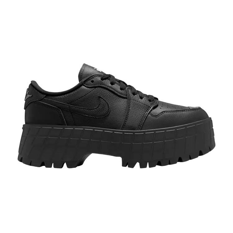 Ботинки Air Jordan Wmns Air Jordan 1 Low Brooklyn 'Metallic Black', черный