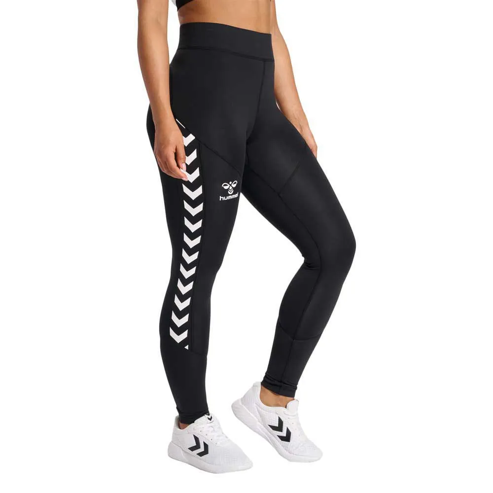 

Леггинсы Hummel Staltic Poly high waist, черный