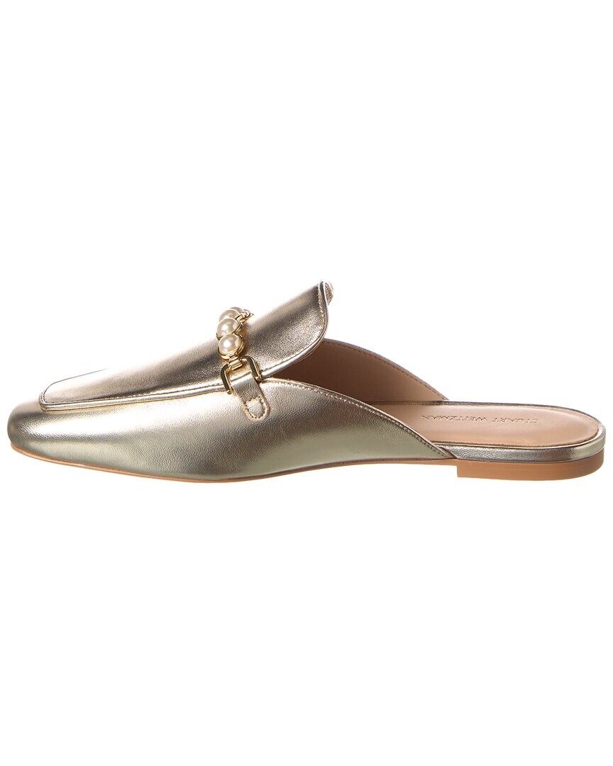 

Кожаные мюли Stuart Weitzman Perla, золото