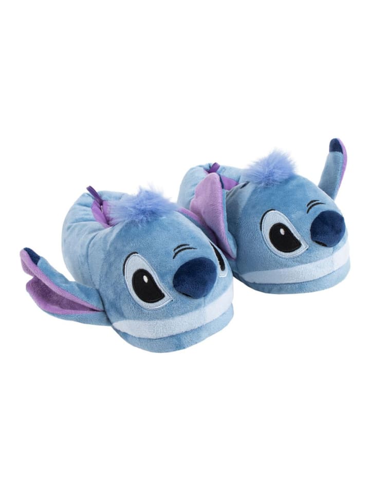 

Тапочки Disney Stitch - мягкие тапочки с 3D-головой, размер 36/37, синего цвета Disney