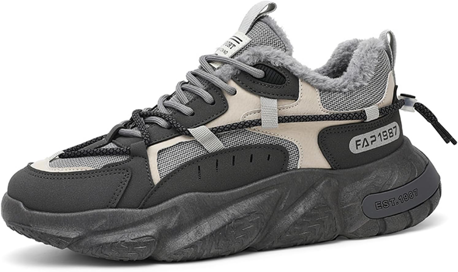 

Мужские беговые кроссовки GSIGUL для дороги, тенниса и ходьбы с амортизацией, спортивные кроссовки и повседневная обувь для мужчин, серый