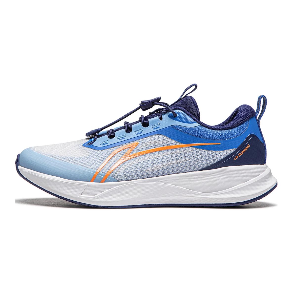 Амортизирующие кроссовки Rebound Low Top для детей LINING YOUNG, белый/синий