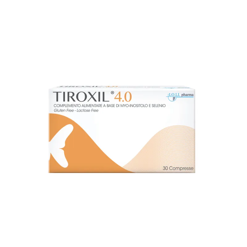 

Тироксил 4.0 30 таблеток, добавка для щитовидной железы Lo.Li.Pharma