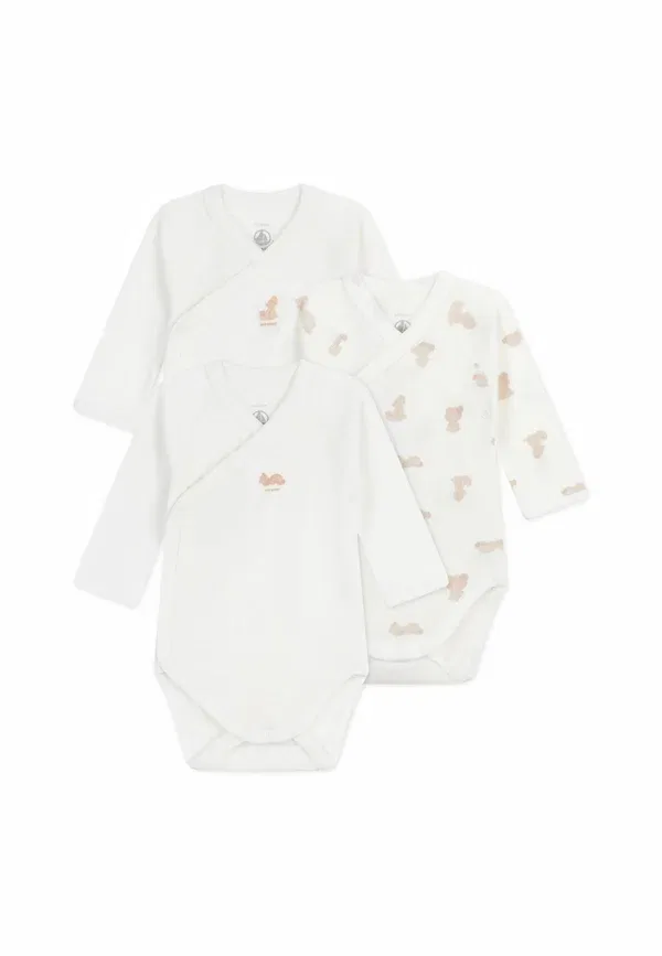 Комплект боди 3 шт Petit Bateau, разноцветный