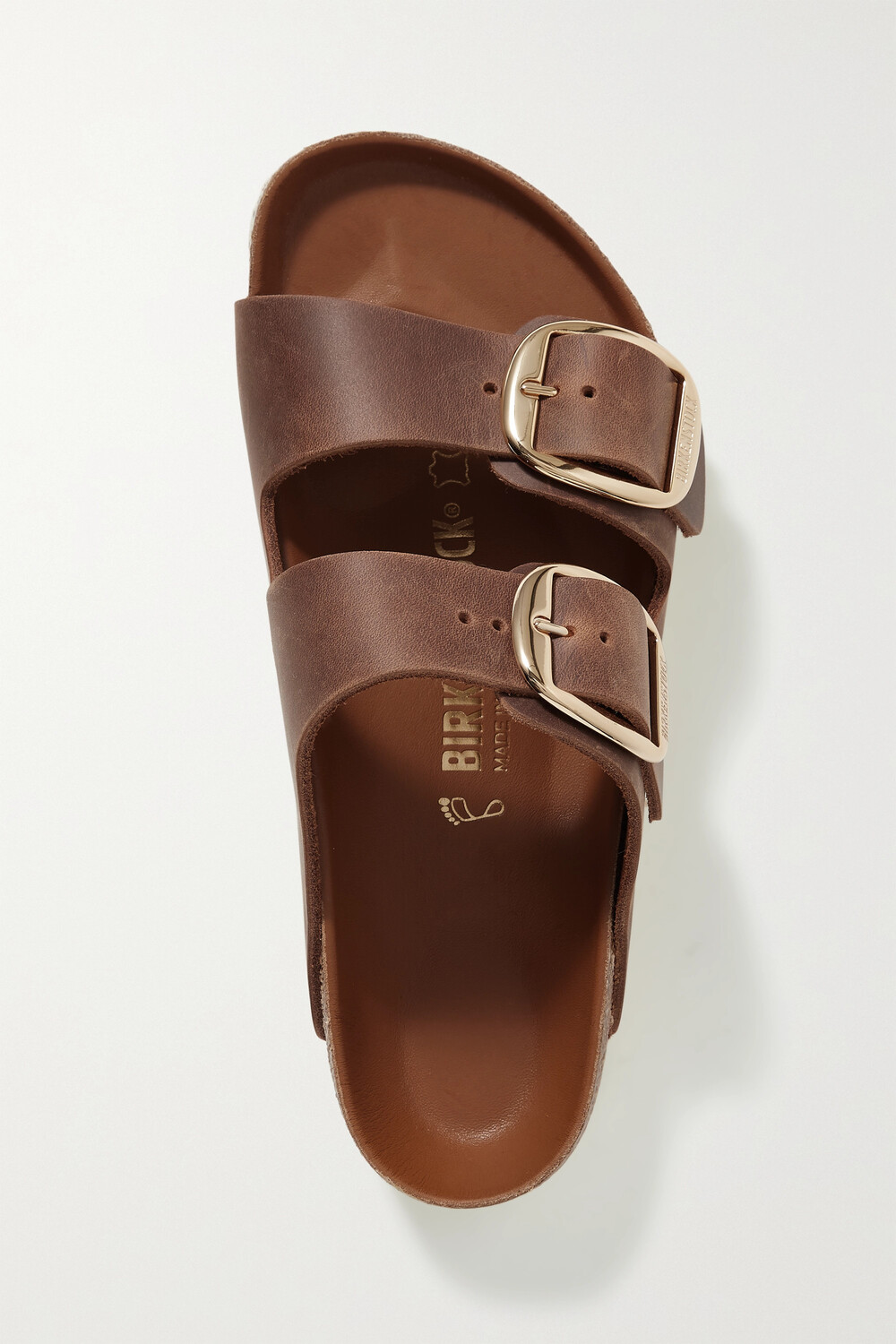 BIRKENSTOCK сандалии Arizona из промасленной кожи, бежевый