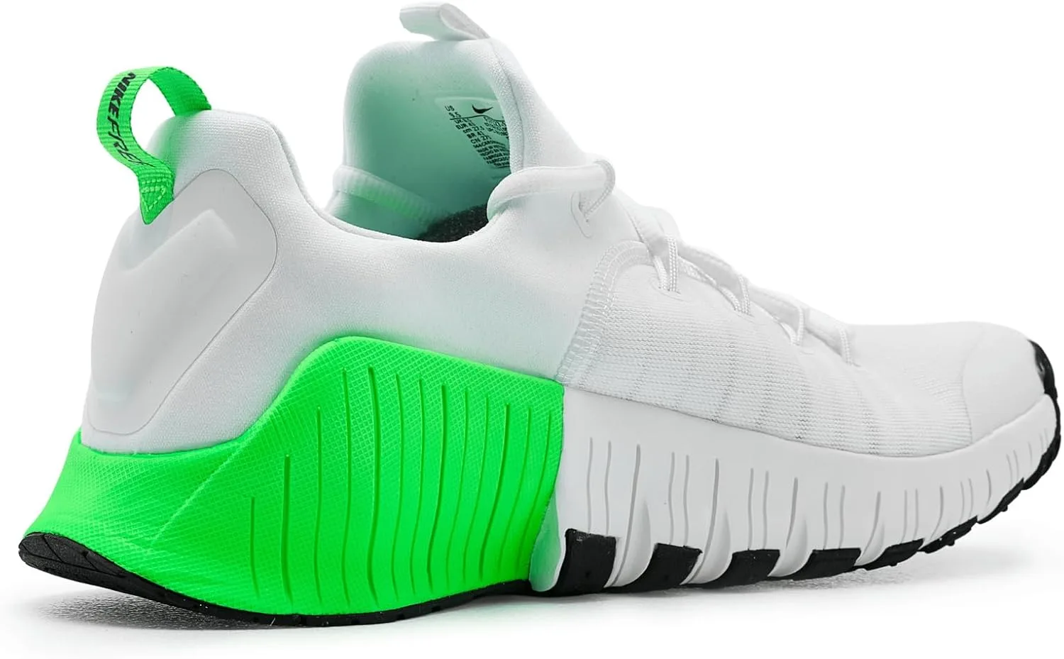 Кроссовки для тренировок Nike Free Metcon, мужские, размер 6, модель FJ7127, белый/черный/зеленый — фото 2