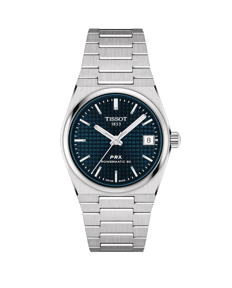 

Женские часы коллекции PRX в корпусе из стали Tissot, серебряный