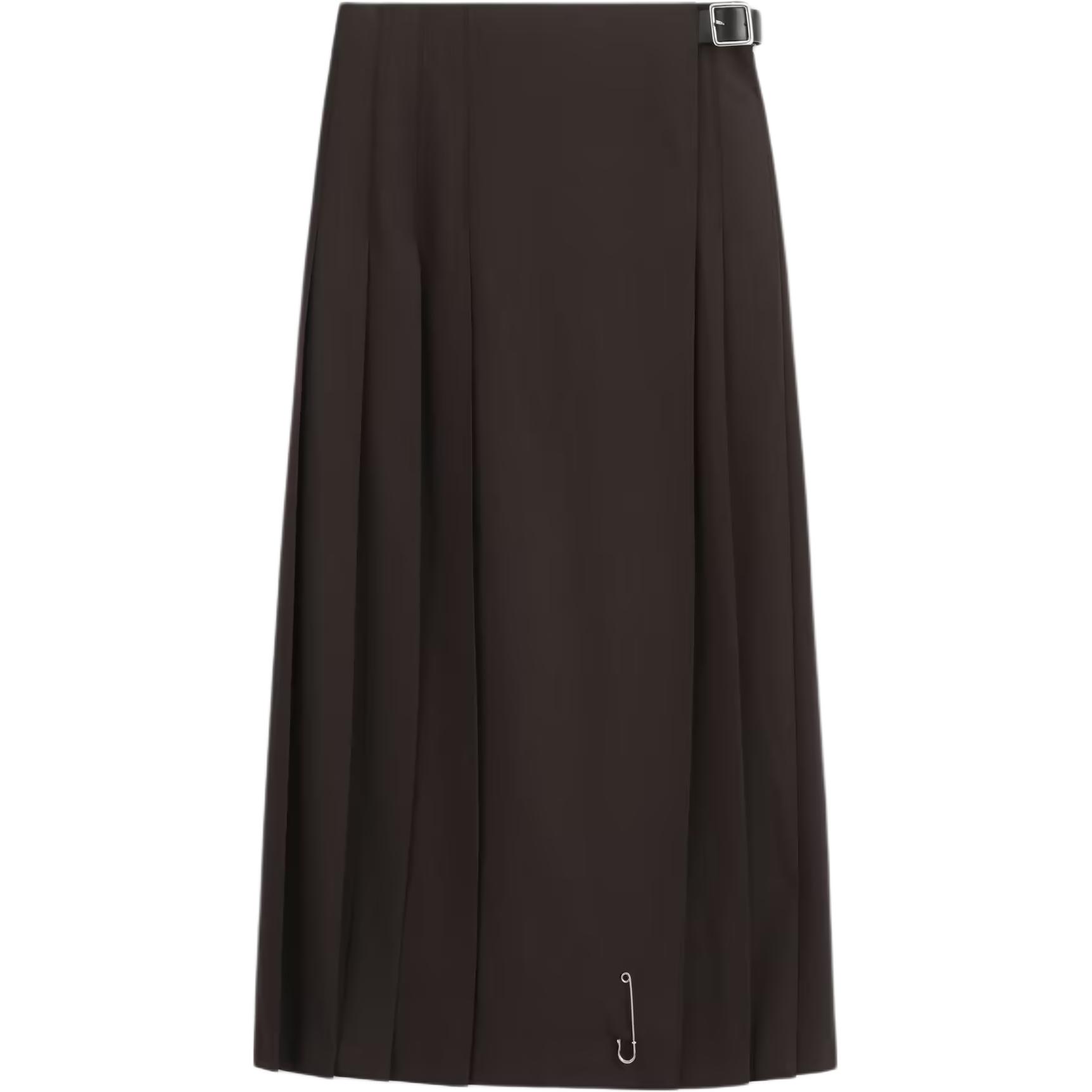 

X Le Kilt Casual Long Skirt Women's COS, темно коричневый