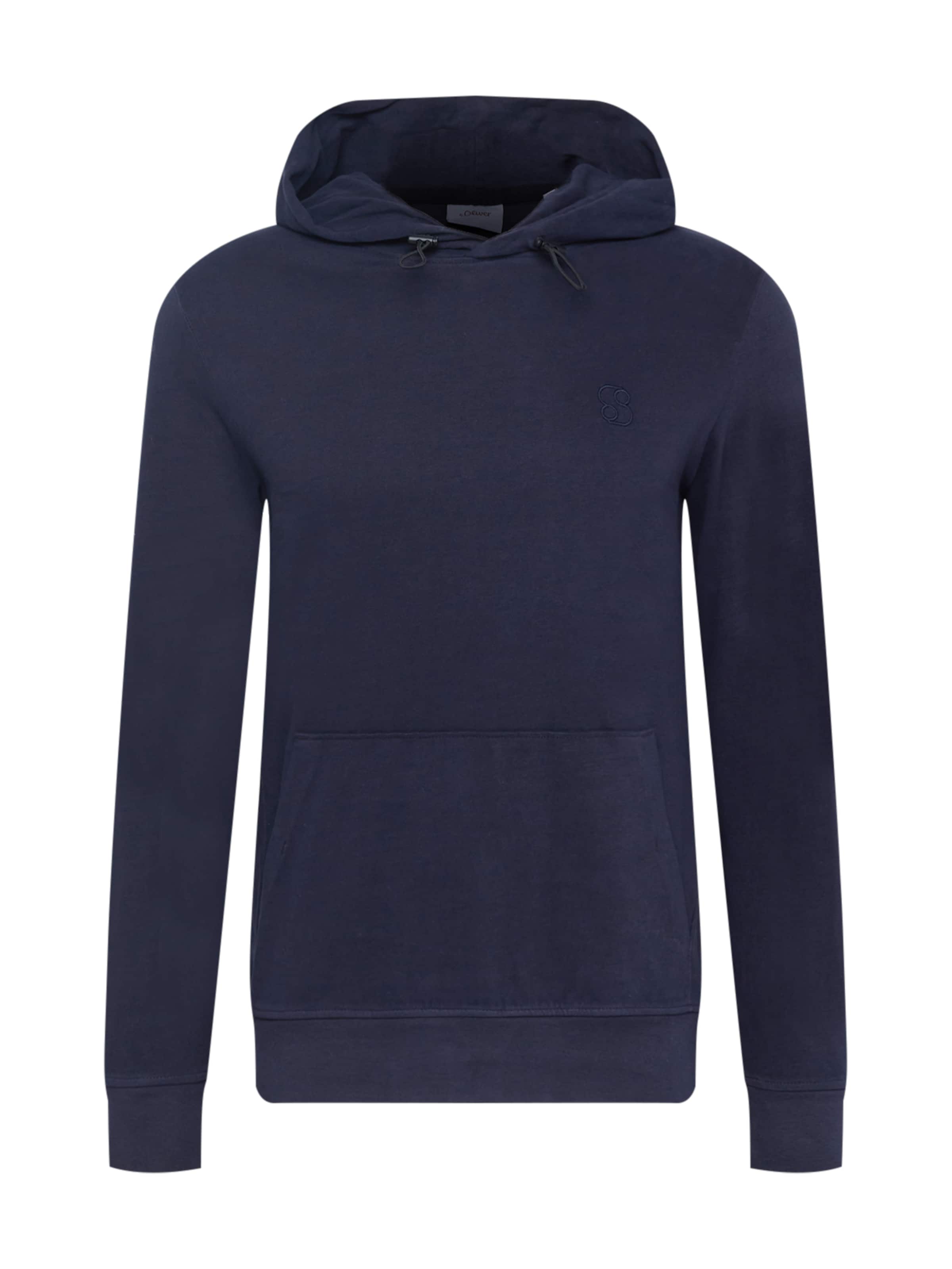 

s.Oliver Толстовка в цвете Marine Blue, Синий, s.Oliver Толстовка в цвете Marine Blue