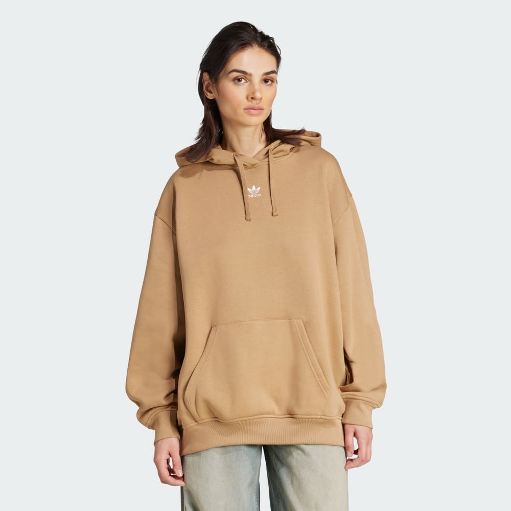 

Худи Adidas Essentials Oversized Fleece Hoodie, цвет Cardboard