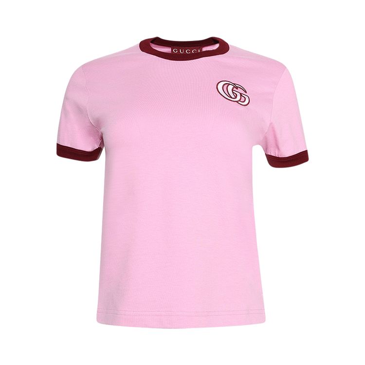 

Футболка Gucci Jersey T-Shirt 'Pink', розовый