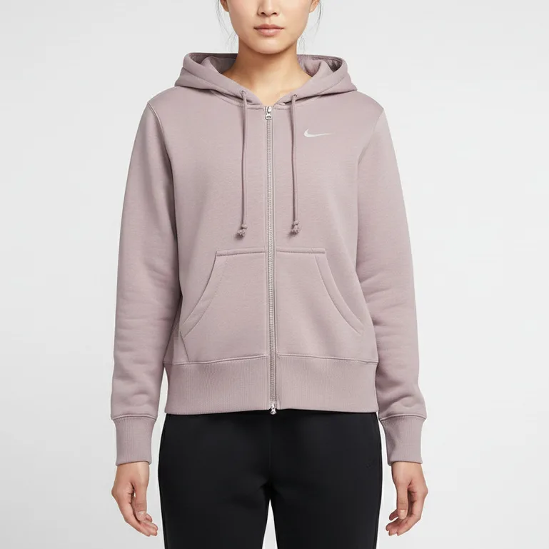 Nike Толстовка женская с капюшоном, фиолетовая — фото 4