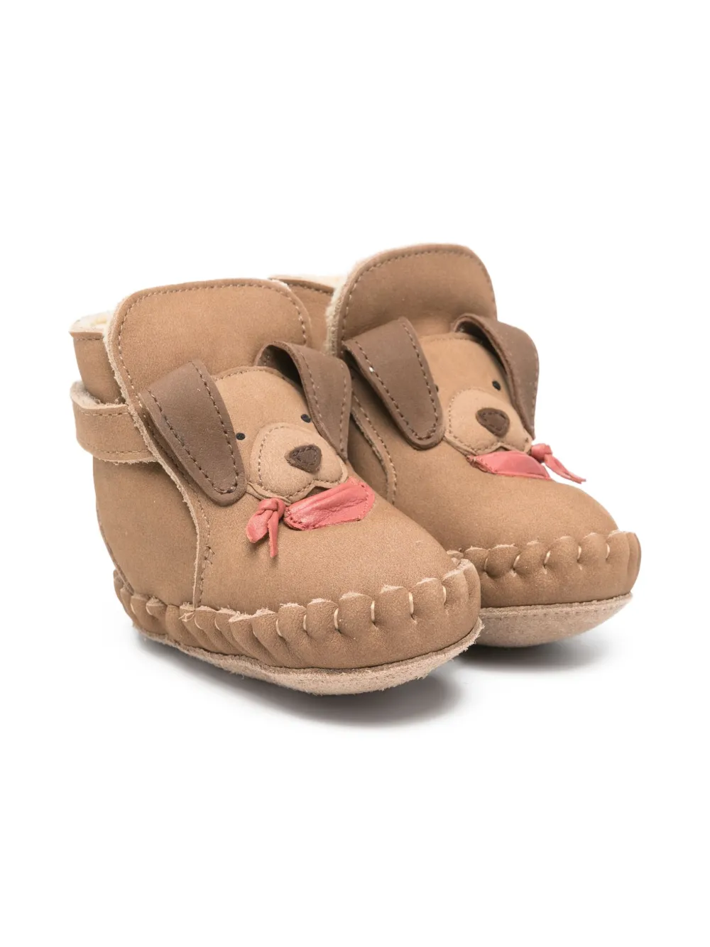 

Замшевые ботинки с мордочкой собаки Donsje, коричневый