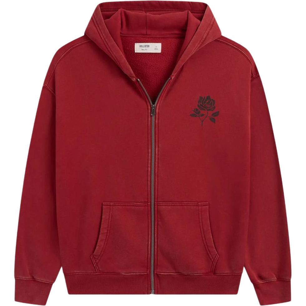 

Hollister/ Толстовка мужская красная с капюшоном Moderate
