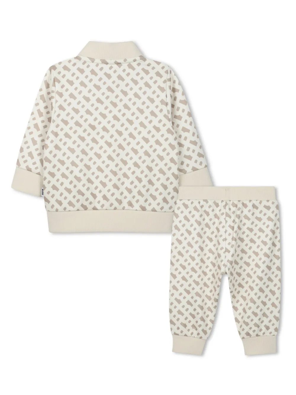 Спортивный костюм с монограммой BOSS Kidswear, нейтральный — фото 2