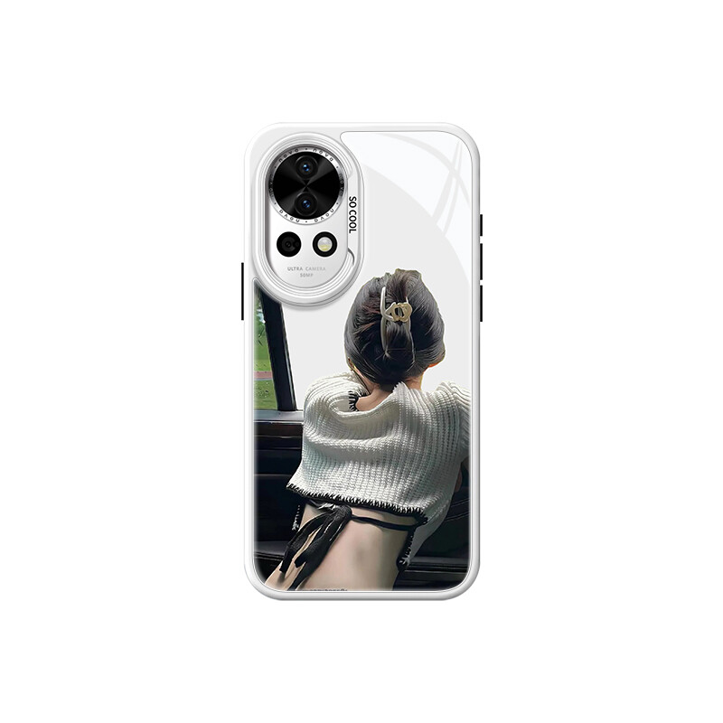 

Чехол для телефона с камнями Stones, Two-color glass black and white - DWSTSSS002