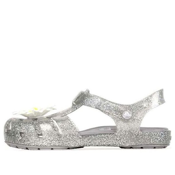 

Сандалии isabella charm minimalistic casual sandals silver Crocs, серебряный