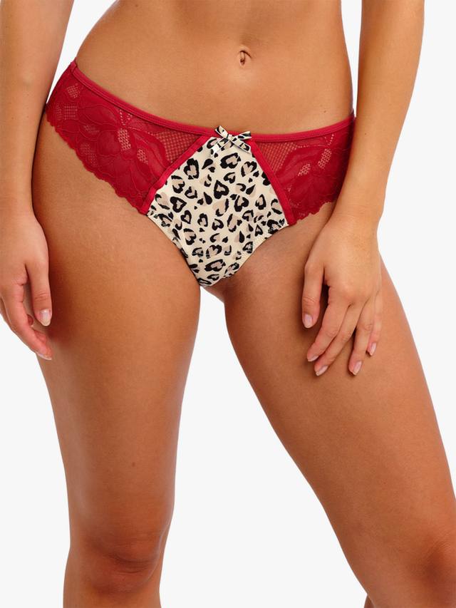 

Трусики бикини Cherish Me Freya, Red Leopard