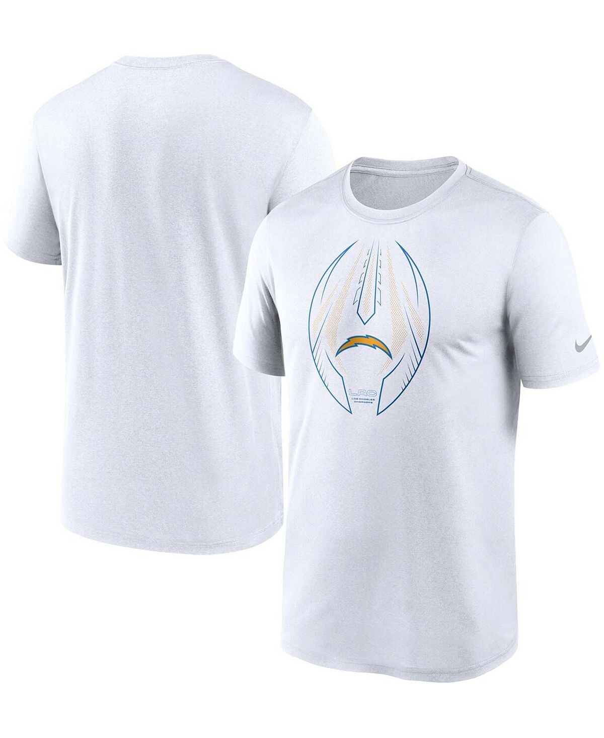 

Мужская белая футболка Los Angeles Chargers Team Legend Icon Performance Nike, Белый, Мужская белая футболка Los Angeles Chargers Team Legend Icon Performance Nike