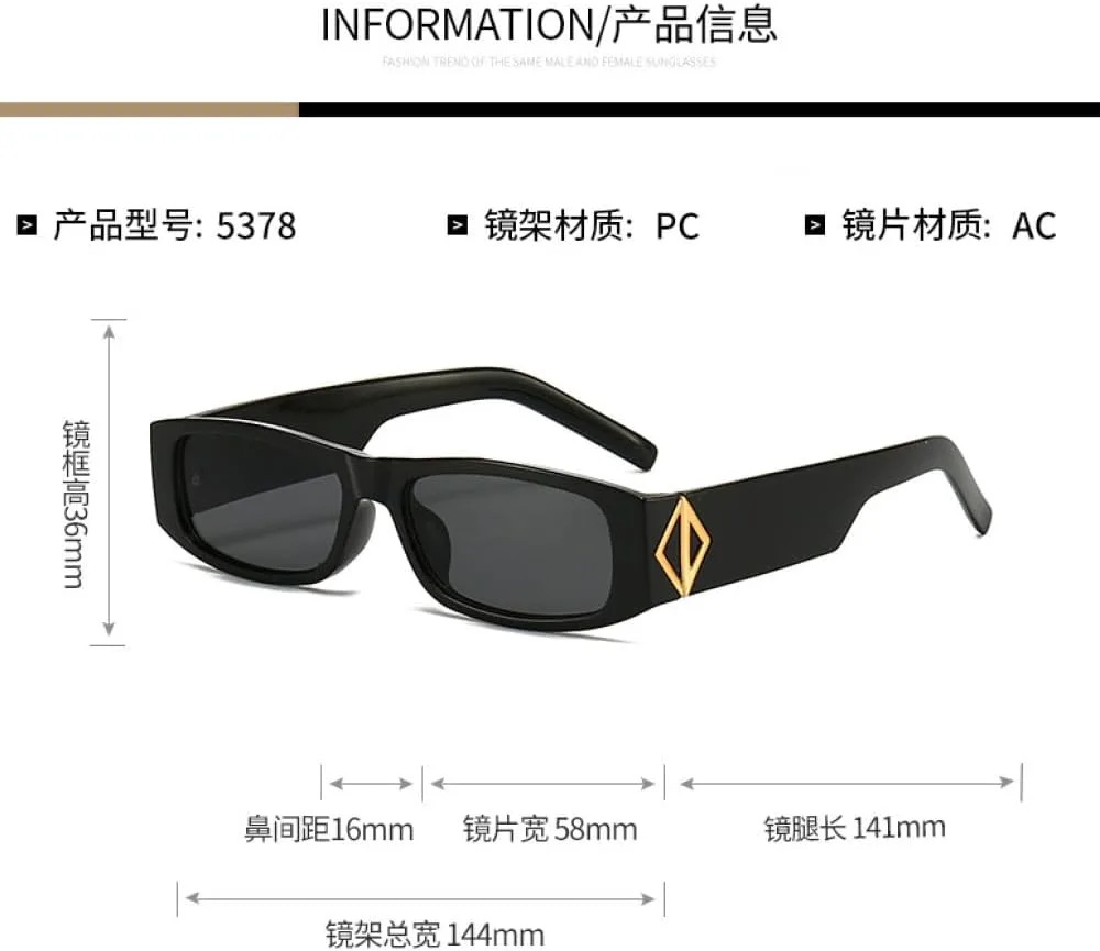 

Маленькие прямоугольные солнцезащитные очки для женщин, модные солнцезащитные очки для активного отдыха, женские очки с защитой от УФ-излучения UV400 MTZJH, C7