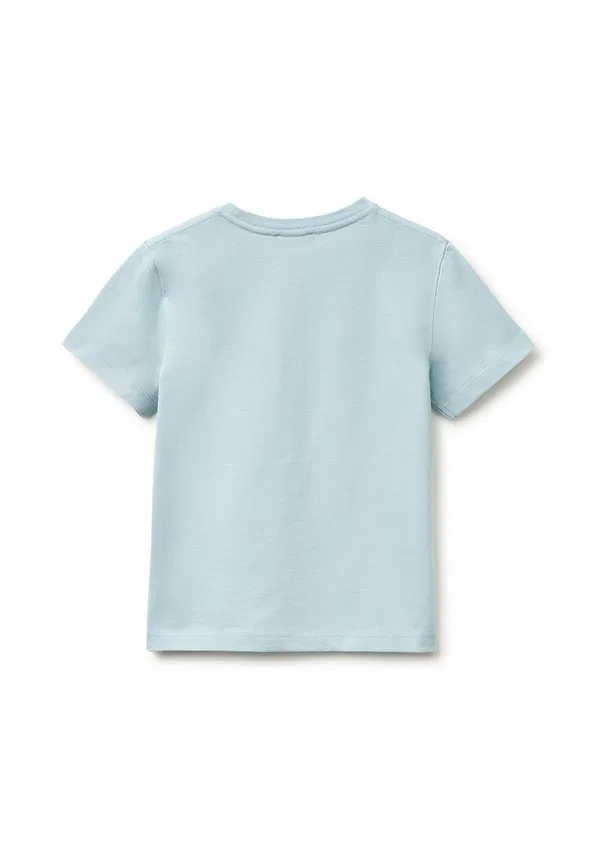 Футболка с круглым вырезом и принтом United Colors Of Benetton, Blue — фото 2