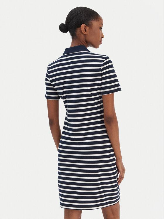Повседневное платье slim fit 1985 WW0WW43228 Tommy Hilfiger, синий — фото 3