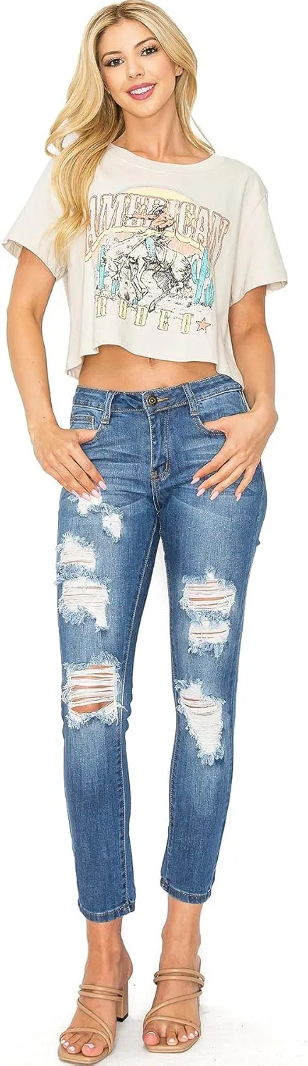 

Sigma Mid-Rise Skinnys Machine Pour Neuf Mode