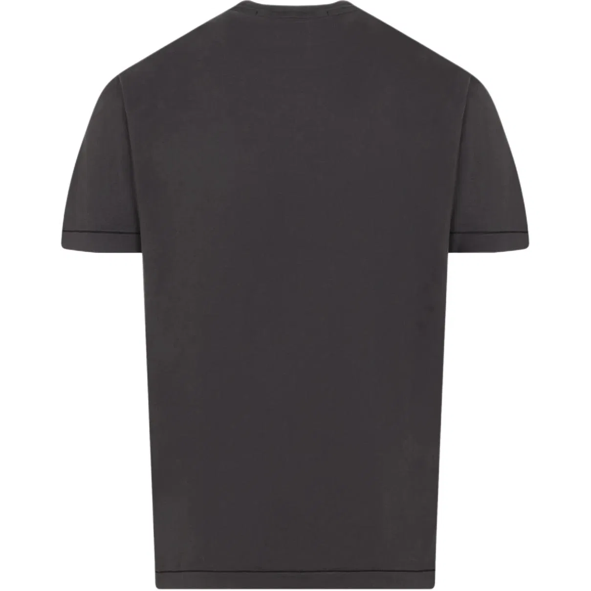 Футболка с логотипом STONE ISLAND Charcoal Gray — фото 3