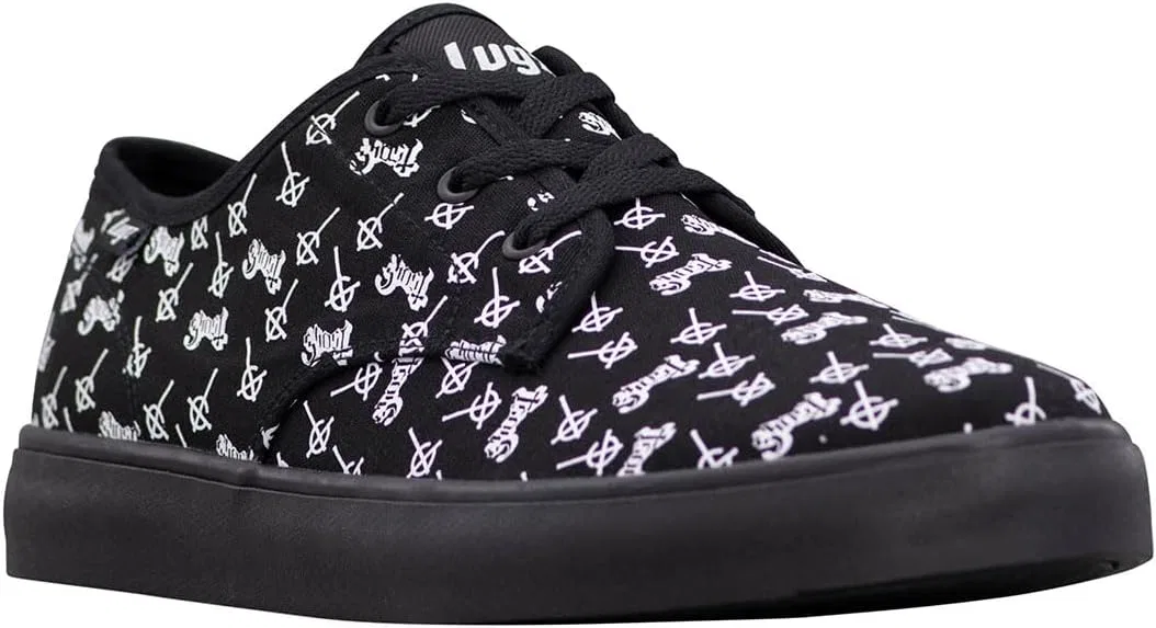 Мужские кроссовки Lugz Joints Ghost, Black White Ghost Logo