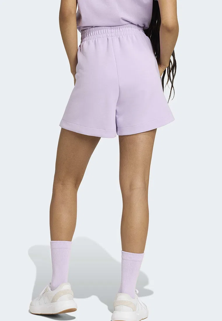 Шорты свободные, Soft Lux Adidas, пудровая слива — фото 2
