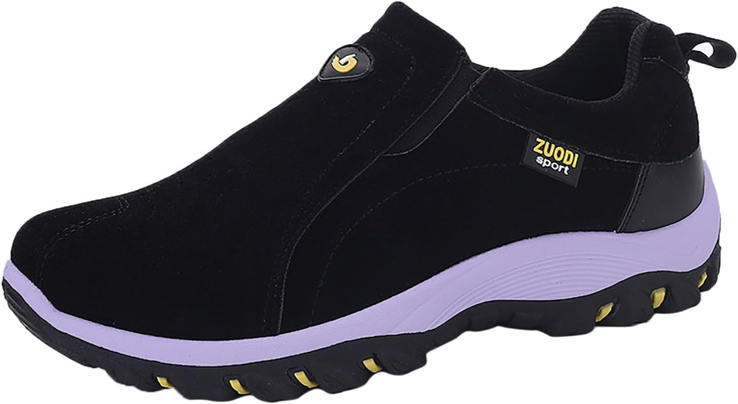 

Мужские прогулочные туфли на скольжение, кожаные походные туфли из ПУ, удобные с амортизирующей мемори-пеной, дышащие модные кроссовки, противоскользящие, для путешествий, бега, тренировок, тенниса, широкой посадки Generic, черный