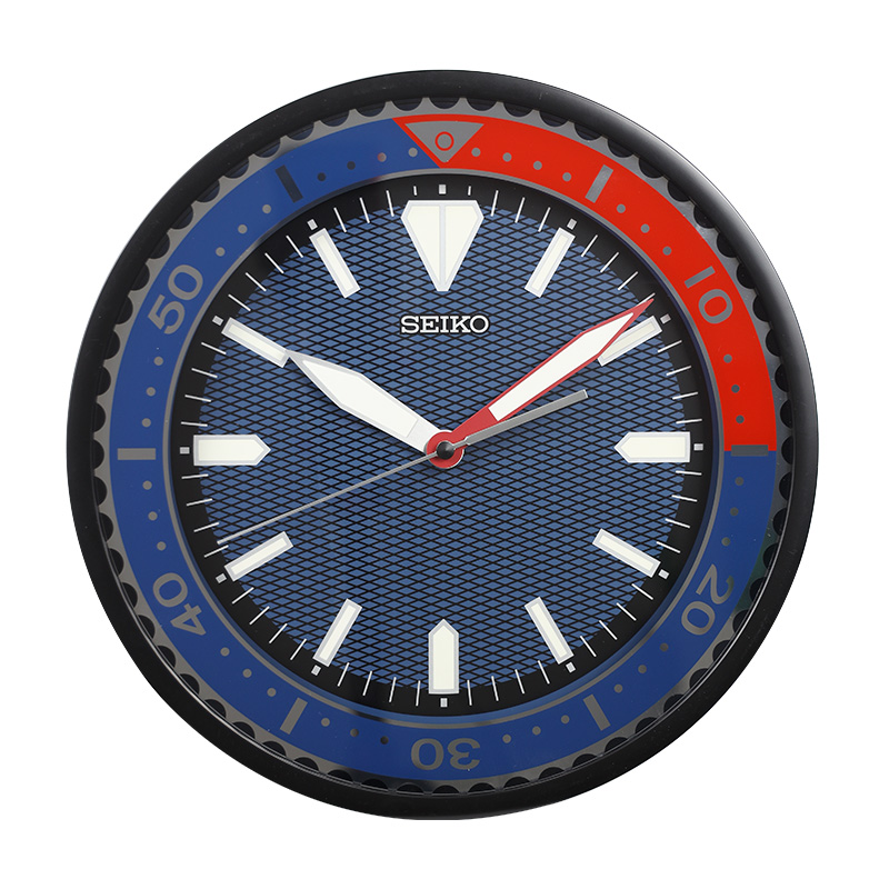 

SEIKO Часы Sweeping Seconds Movement Polyester Plastic Wall Clock Unisex Blue QXA791J