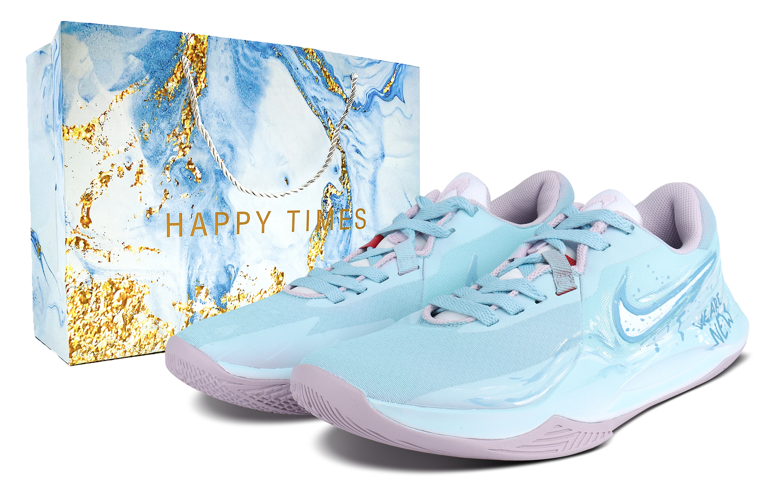 

Nike Мужские синие баскетбольные кроссовки low top с технологией Precision 6 Cushioning, износостойкой резиновой подошвой