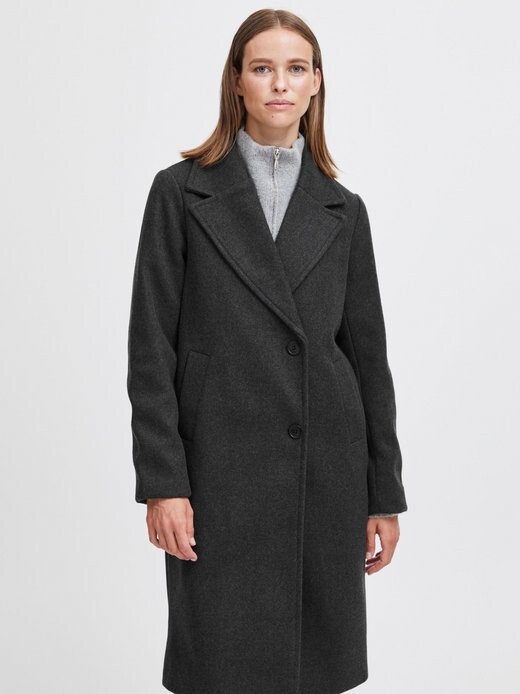 

Шерстяное пальто bycilia B.Young, черный