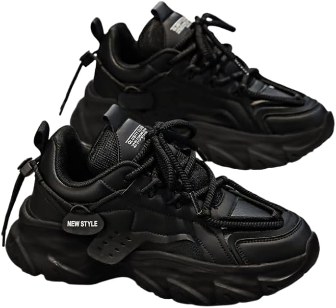 

Белые ретро кроссовки с нескользящей подошвой - мужская повседневная обувь с высокой подошвой, для молодежи, дышащий верх из ткани, беговые кроссовки Hhhchpm