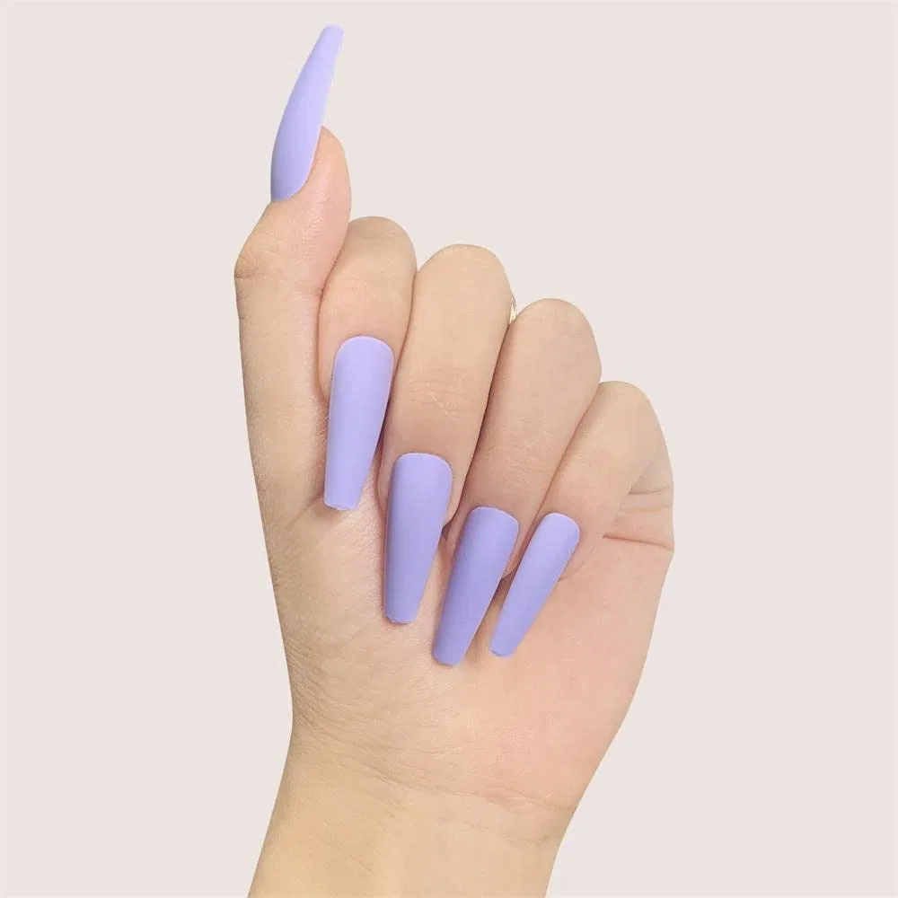 Длинные накладные ногти «Ballerina Half French» Xushiwanju
