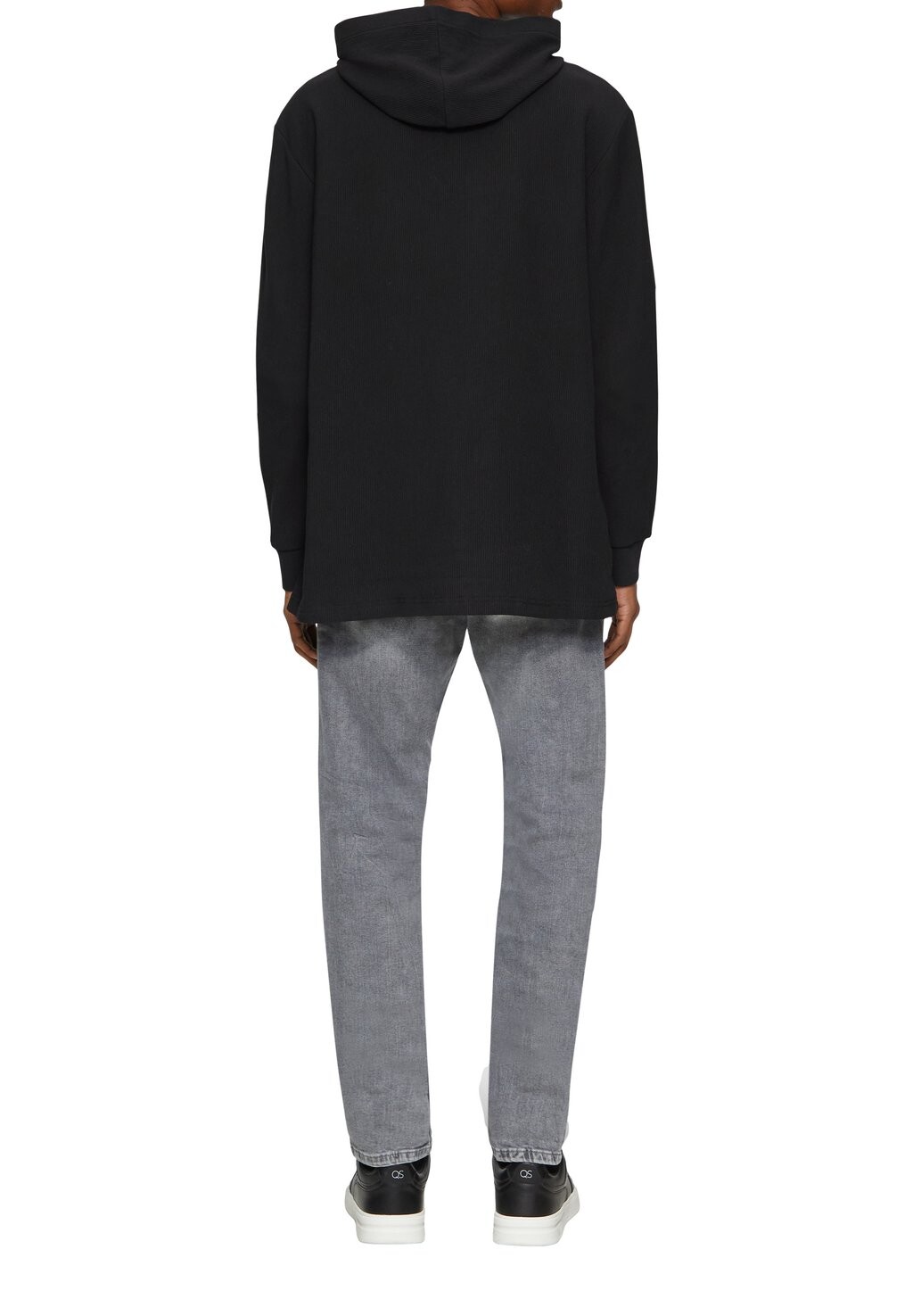 

Толстовка с капюшоном LONGSLEEVE QS, черный