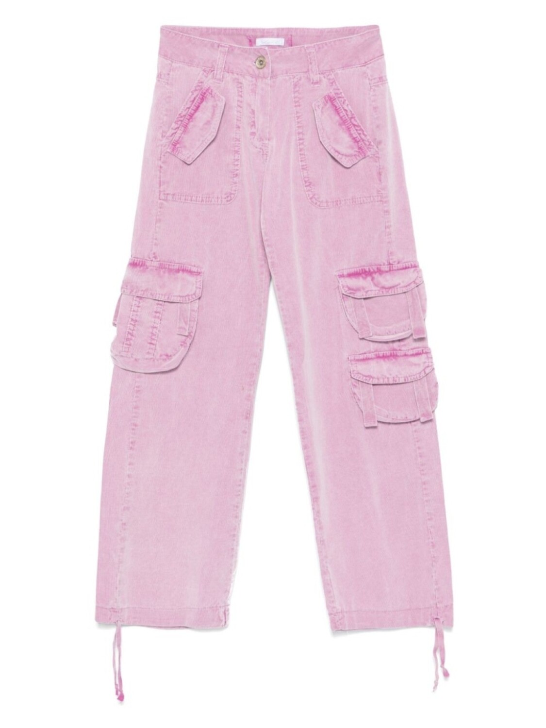 

Брюки карго Miss Grant Kids из вельвета, розовый