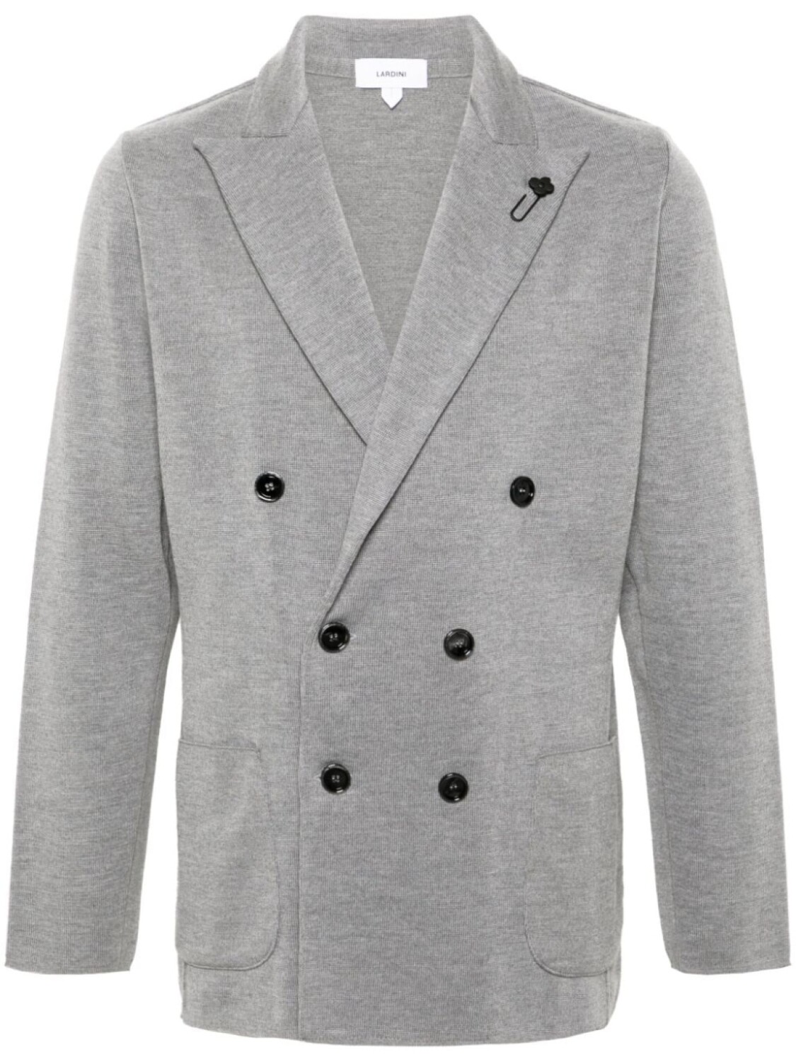 

Lardini двубортный блейзер, серый