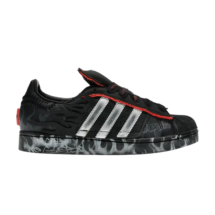 Кроссовки Hellstar x Adidas Superstar 2, черный