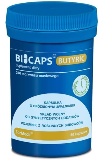 

Formeds, Bicaps Butyric 60 капсул с низкой кислотностью
