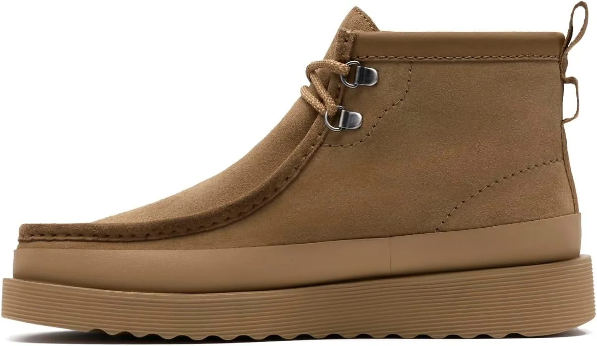 Мужские ботинки Clarks Wallabee FTR2Hi, бежевый — фото 2