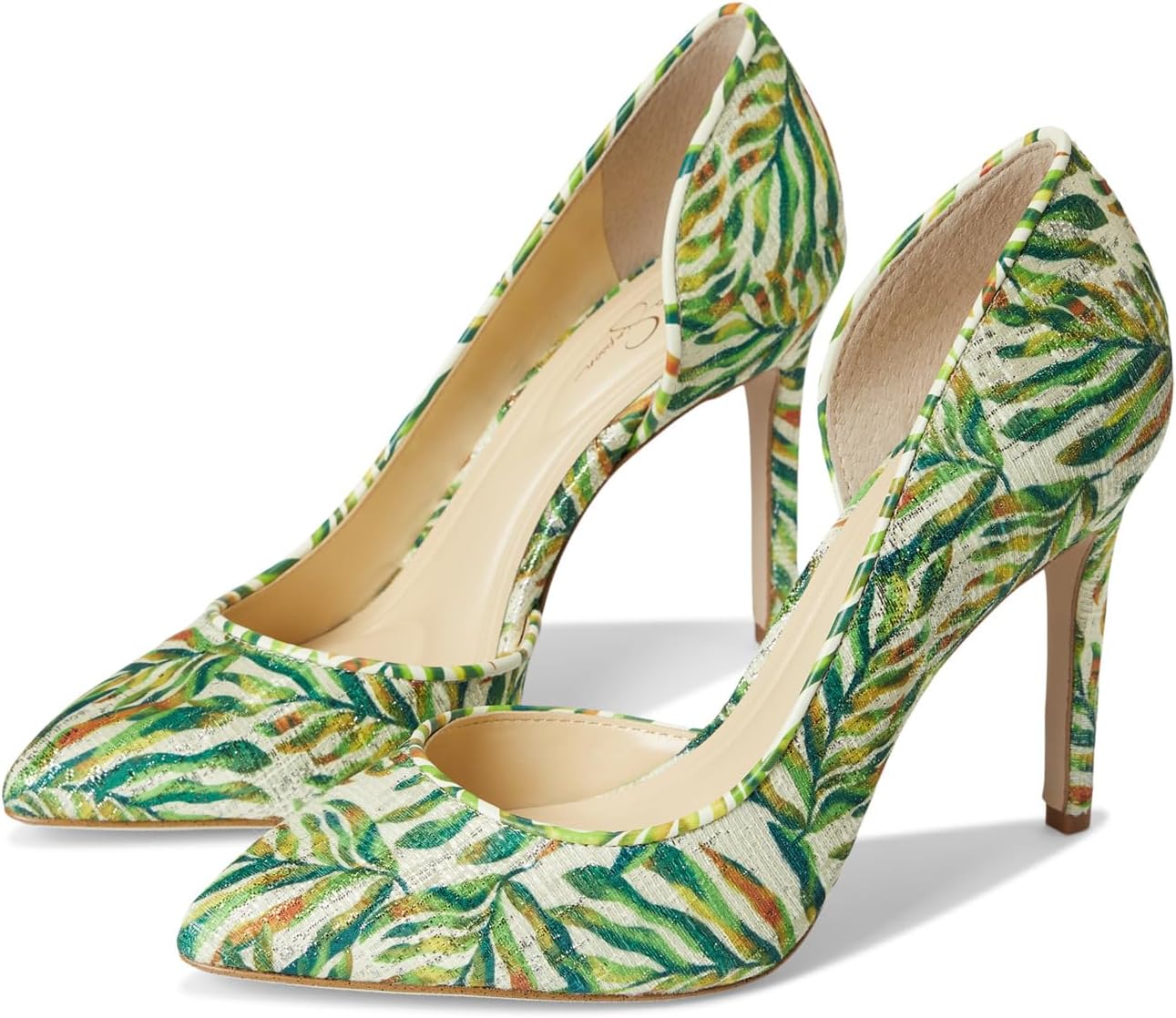 Туфли Jessica Simpson Prizma D'Orsay Pump, Green Multi