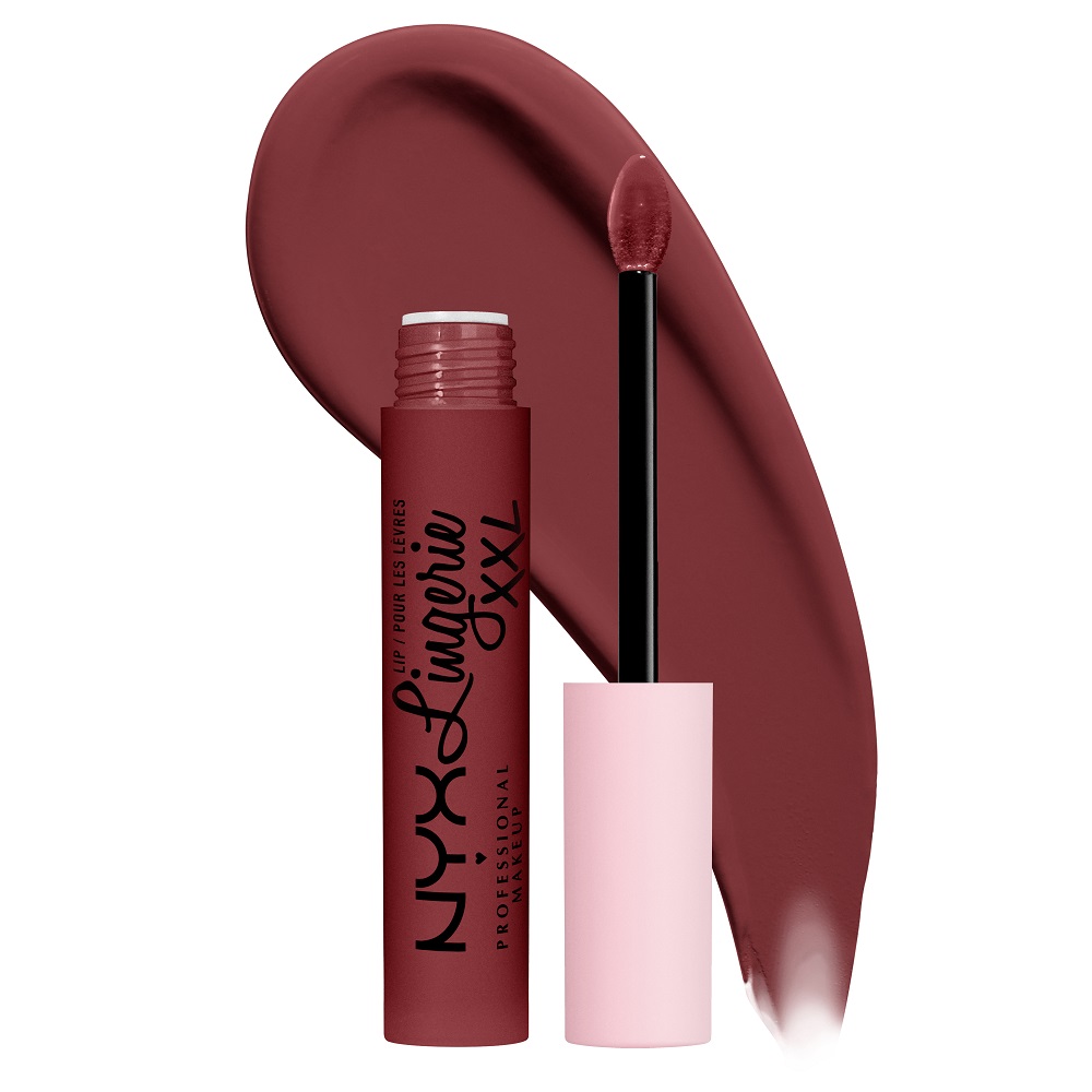 

Жидкая матовая помада lip lingerie xxl Nyx Professional Makeup, цвет strip&tease, 4 мл